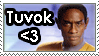 tuvok depicted with his name and a heart emoticon